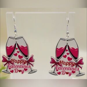 Valentine's Day Pink Earrings